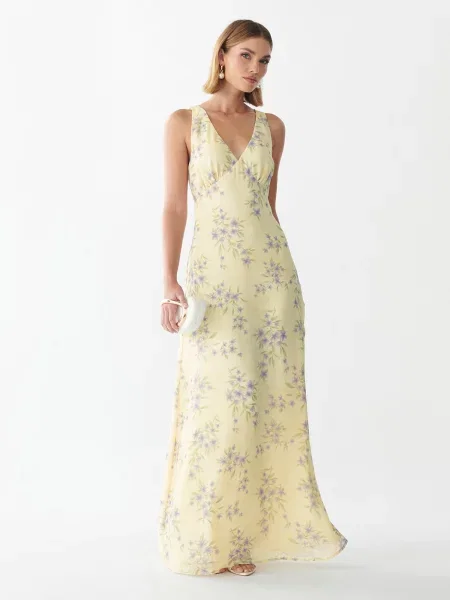 BWLDR Rochie CHELSEA DRESS pastel / verde / mov pastel galben