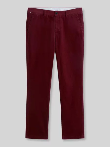 Spodnie sztruksowe o kroju slim fit z mieszanki bawełny Tommy Hilfiger