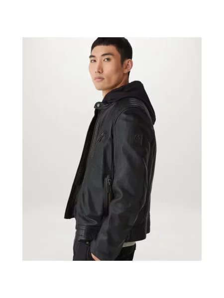 Kurtka skórzana Belstaff czarna