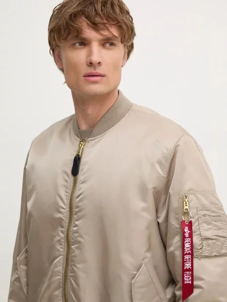 Alpha Industries bomber dzseki bézs