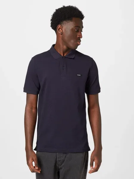 Polo majica Calvin Klein modra