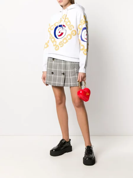 Hoodie Gcds με σχέδιο λευκό