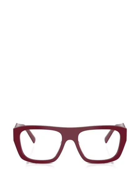 Ochelari de soare Prada Eyewear cu imprimeu geometric roșu