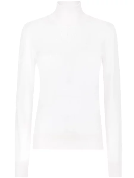 Pulover Dolce & Gabbana lung alb