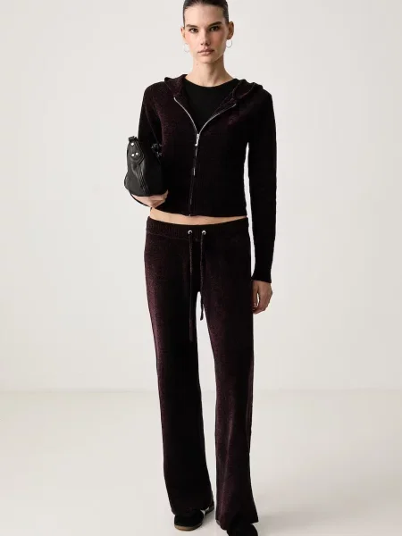 Juicy Couture Pantaloni trening Vișiniu