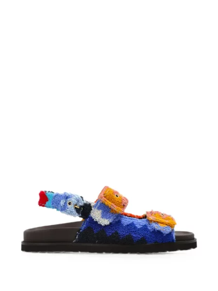 Sandale Missoni cu cataramă albastru