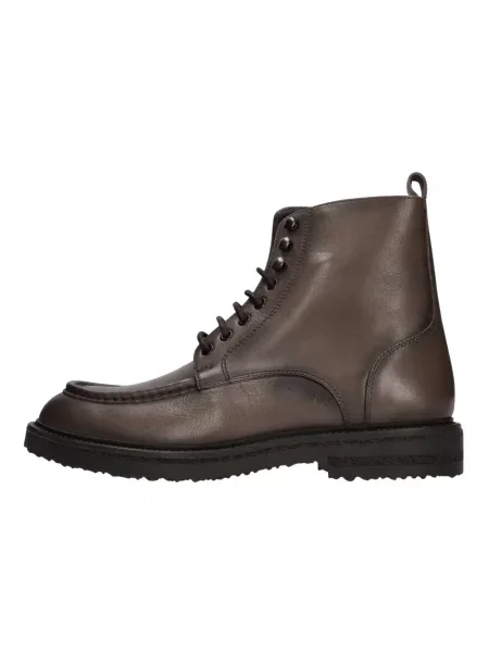 Buty do kostki Sturlini skórzane brązowe
