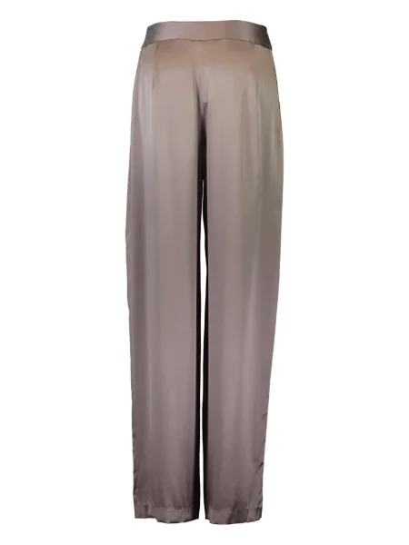 Pantaloni The Sei din satin plisate gri