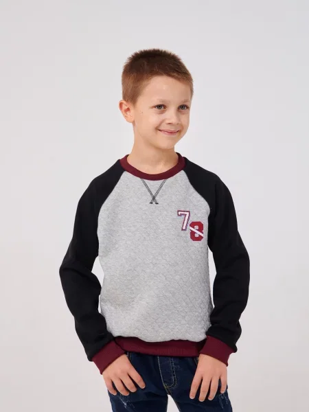 Дитячий Світшот SMIL сірий