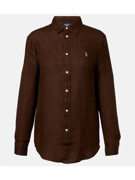 Cămașă Polo Ralph Lauren de in maro