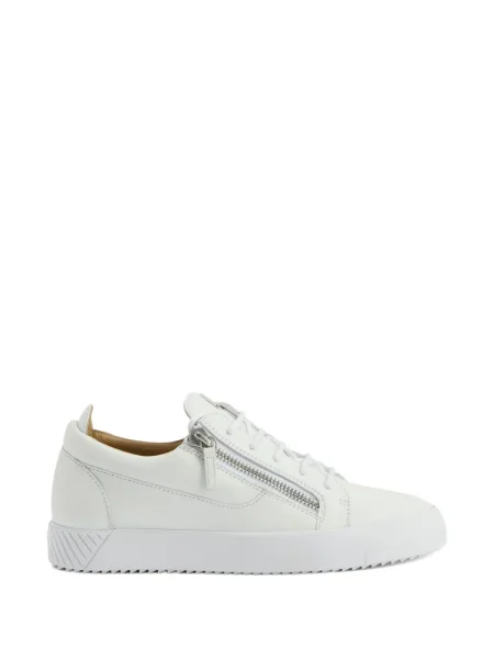 Sneakers Giuseppe Zanotti Frankie με κορδόνια με δαντέλα λευκό
