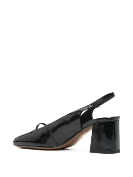 Pantofi cu toc Sergio Moretti Firenze slingback negru