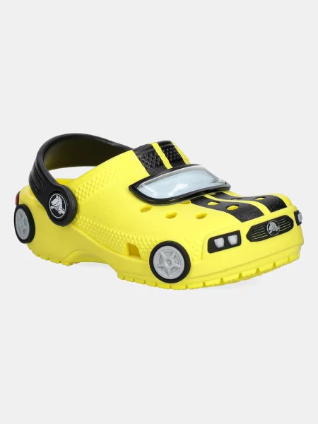Crocs Pantofle CLASSIC IAM RACE CAR CLOG KIDS žluté