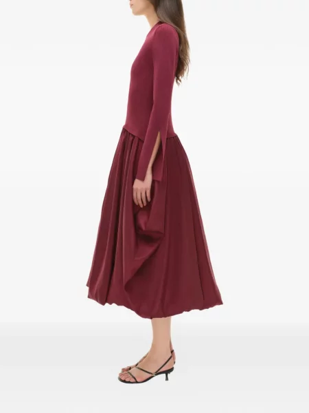 Rochie maxi Simkhai lungă de costum roșu