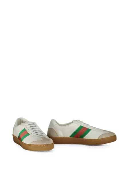 Sneakerși Gucci din piele cu dungi