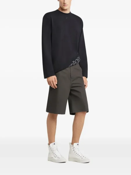 Tricou Courreges lung negru