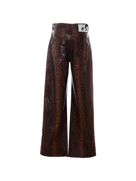 Pantaloni Des Phemmes cu imagine maro