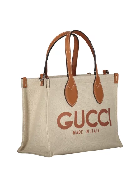 Shopperka Gucci beżowa