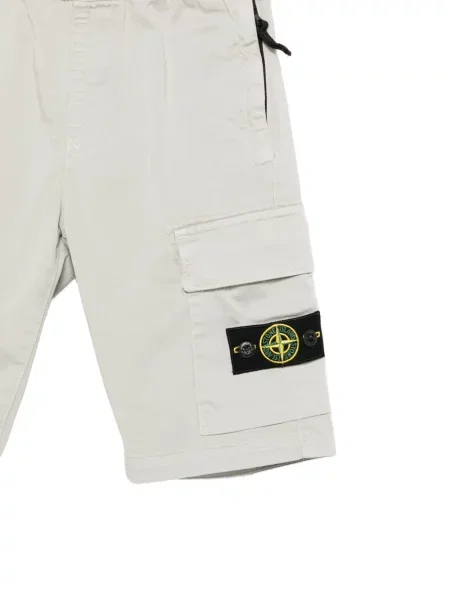 Szorty cargo dziecięce Stone Island szare