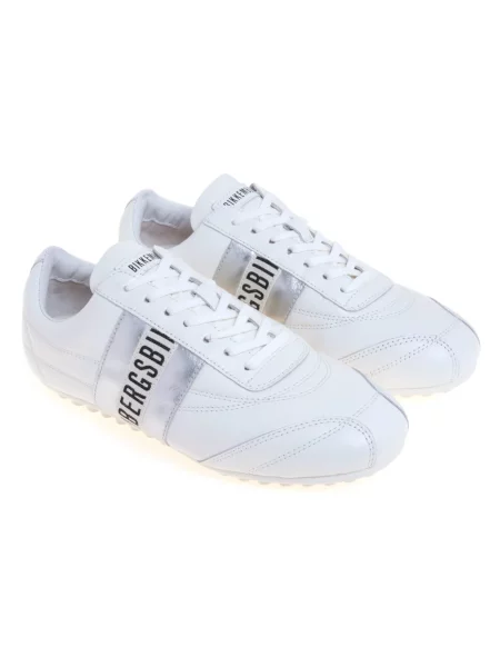 Sneakersy Bikkembergs skórzane białe