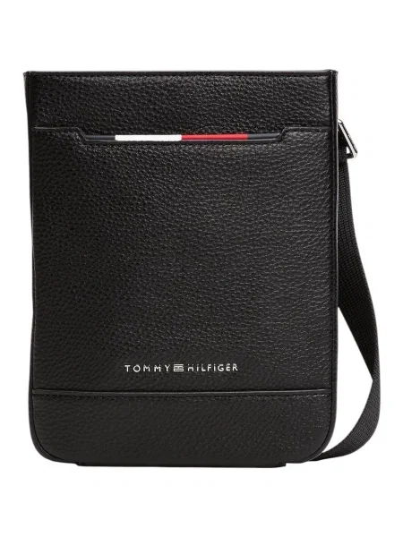 Tommy Hilfiger Geantă crossover Th Central Mini Crossover negru