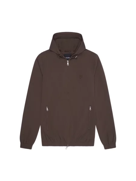 Kurtka bomber Lyle & Scott brązowy