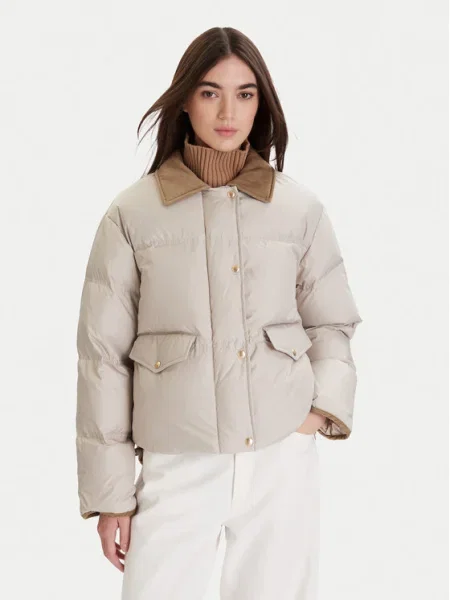 Marc O'Polo geacă de puf de iarnă oversize bej