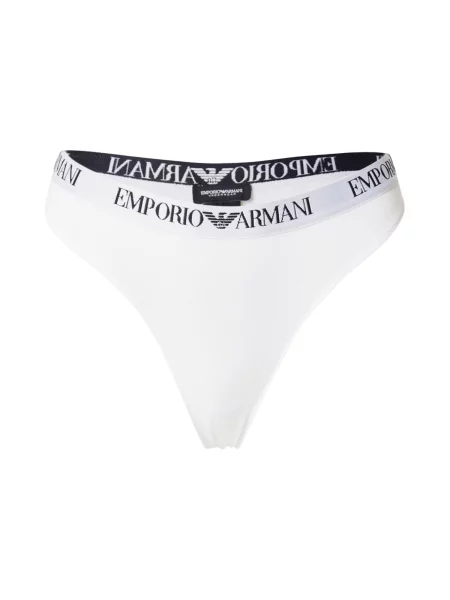 Emporio Armani Tanga negru alb