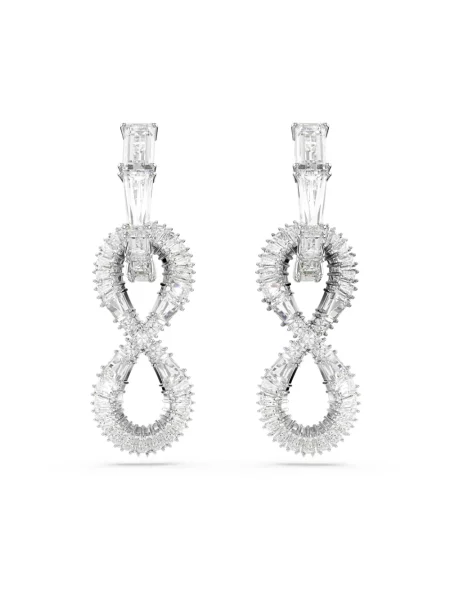 Kolczyki Swarovski szare