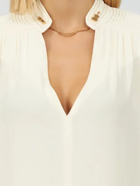 Блуза Elisabetta Franchi біла