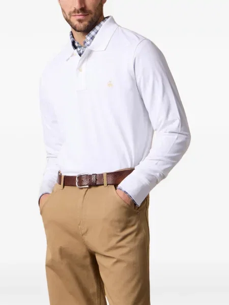 Pólóing Brooks Brothers autogrammal fehér