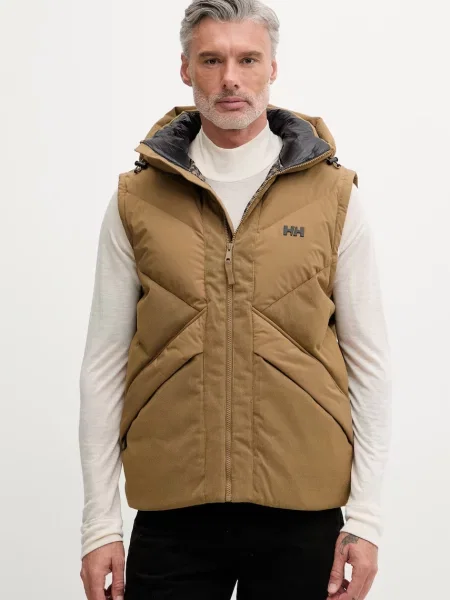 Helly Hansen geacă cu puf bărbătească VILLAGE MODULAR DOWN JACKET verde