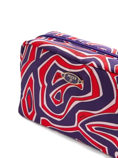Pungă cosmetică Pucci cu imagine violet