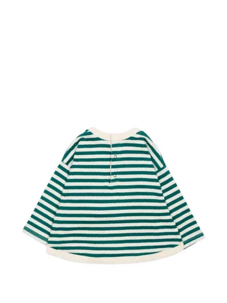 Dětské tričko Petit Bateau zelené