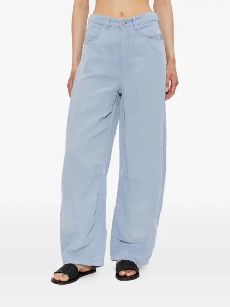 Pantaloni palazzo Allsaints albastru