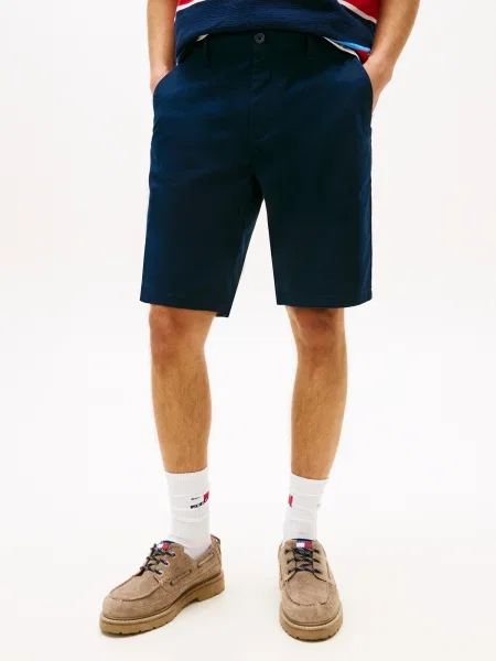 Tommy Jeans Chino nohavice SCANTON námornícka modrá