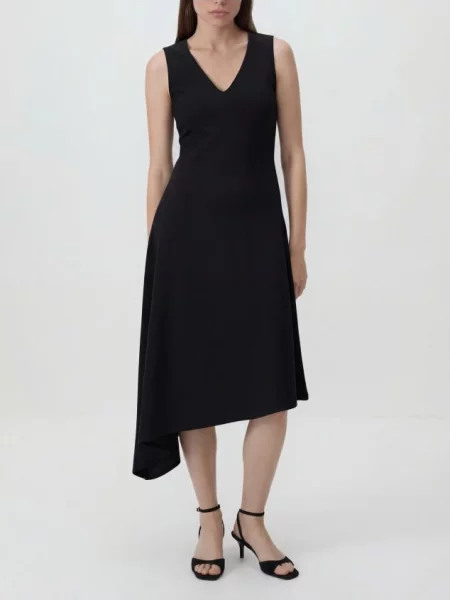 Reserved Rochie midi asimetrică negru