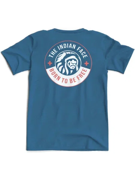 Tričko The Indian Face modrá