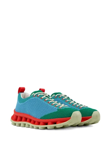 Sneakerși Camper cu șireturi din dantelă albastru