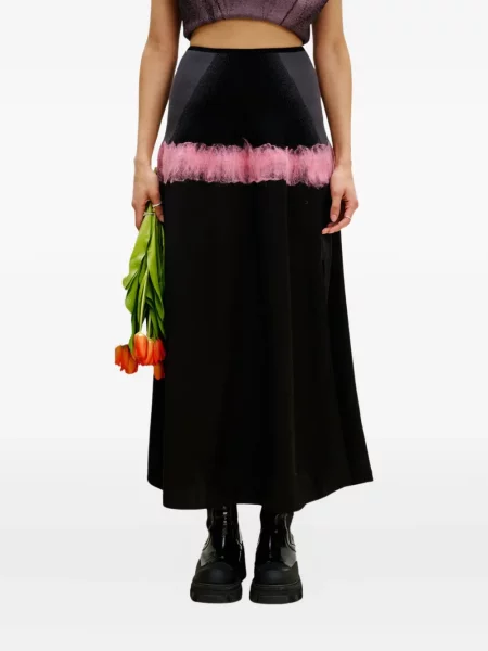 Spódnica Ph5 z falbankami czarna