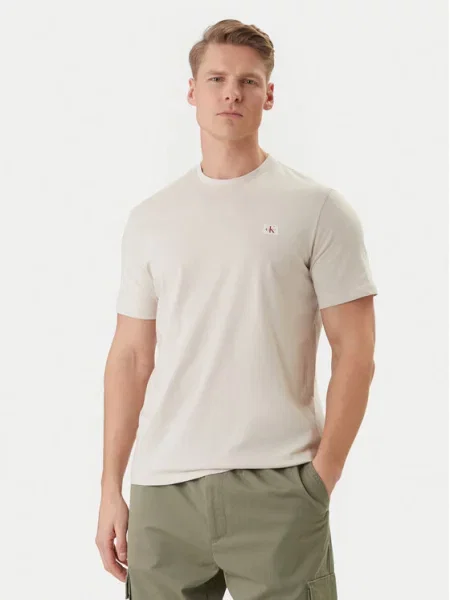 Calvin Klein Jeans T-shirt Écru bež