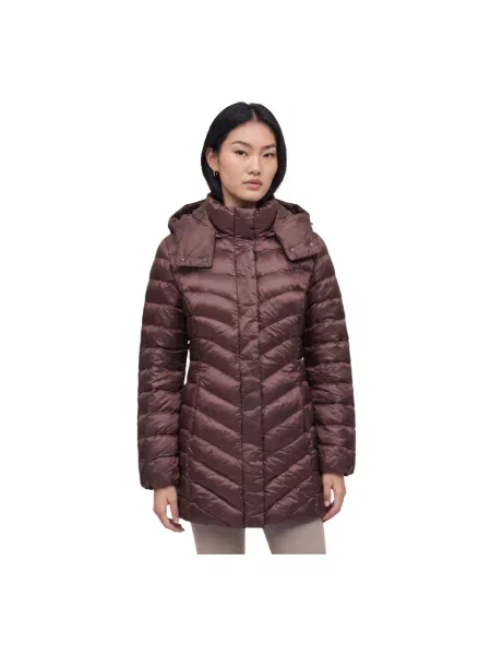 Kurtka puchowa Ea7 Emporio Armani brązowa