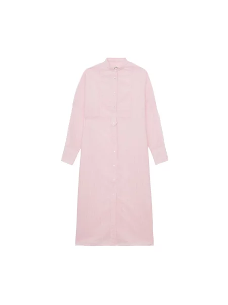 Sukienka koszulowa Ines De La Fressange Paris garniturowa różowa