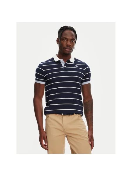 Robe di Kappa Polo Masao Σκούρο Slim Fit μπλε