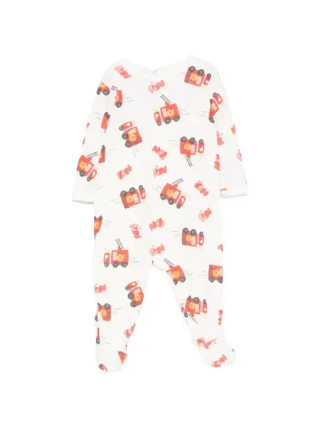 Dětské pyžamo Petit Bateau bílé