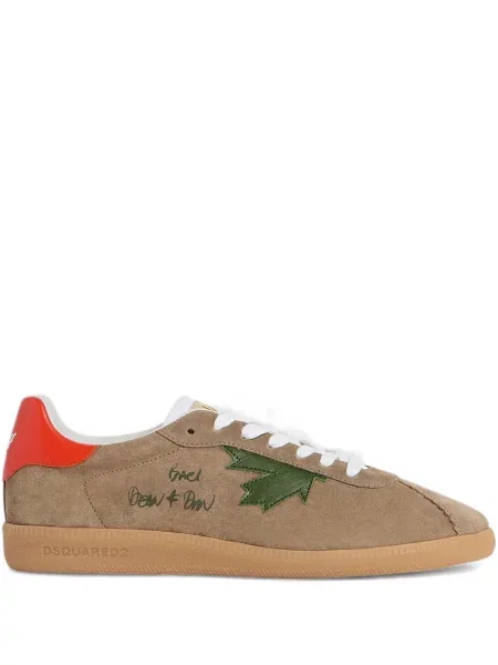 Sneakerși Dsquared2 cu șireturi din dantelă