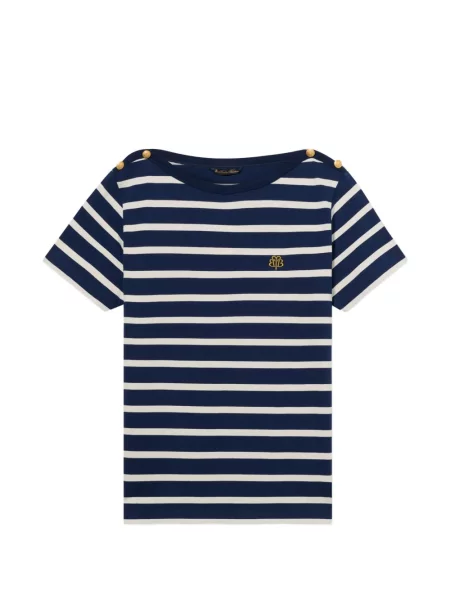 Tricou Brooks Brothers cu broderie albastru