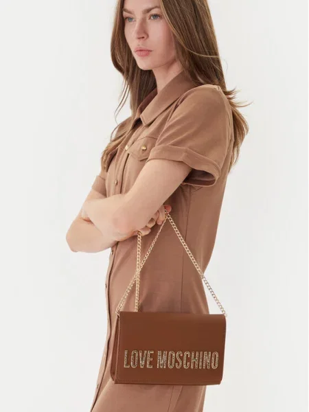 Torebka LOVE MOSCHINO brązowa