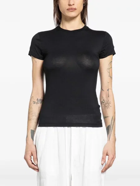 Tricou Thom Krom cu decolteu rotund negru