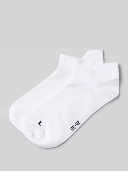 Skarpetki do biegania Summer w zestaw 2 szt. z prążkowanymi ściągaczami Snocks białe